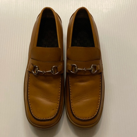 Vintage Gucci Made in Italy Horsebit Loafers 100 0539 0 - size 38 1/2 C - Picture 1 of 10